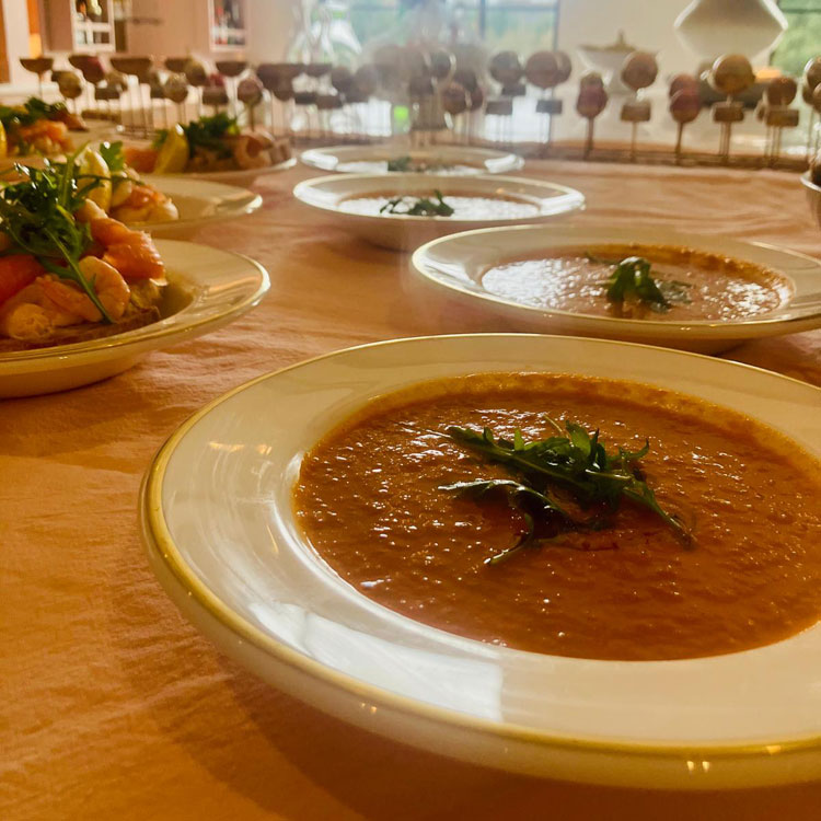 Private dinning caterer Hampshire & Surrey