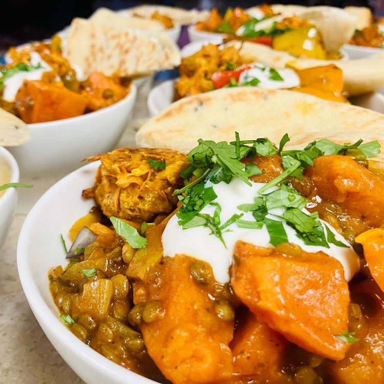 Hampshire caterer's curry
