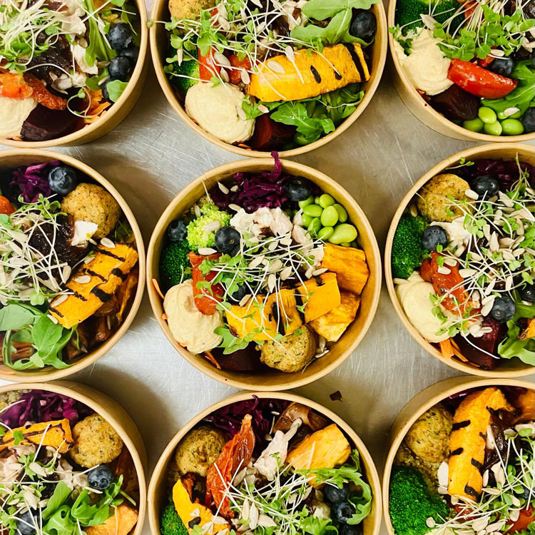 Plant-based Vegan lunch boxes Surrey & Hampshire
