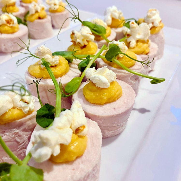 Large formal wedding breakfast caterer